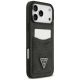 4. Guess 4G nauble Card Triange Etui für iPhone 18 Pro Max / 17 Pro Max – schwarz