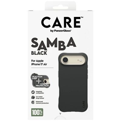5. CARE by PanzerGlass Modisches Samba MagSafe Case für iPhone Air – Schwarz