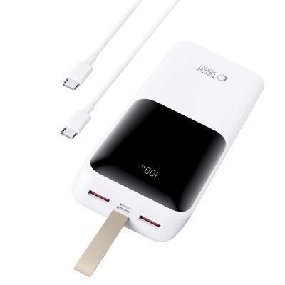 4. Powerbank Tech-Protect PB03 30000mAh 22.5W - weiß