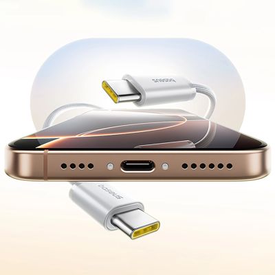 5. Baseus Dynamic 4 Pro 100W USB-C - USB-C Magnetkabel 1m - Weiß