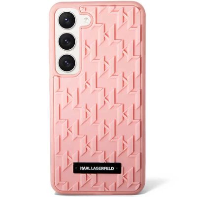 2. Karl Lagerfeld 3D-Monogramm-Hülle für Samsung Galaxy S23+ - Rosa