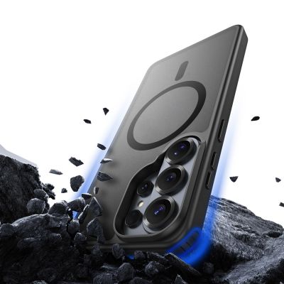 9. Dux Ducis Yind Hülle für Samsung S26 Ultra, kompatibel mit MagSafe – Schwarz