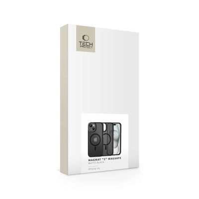 5. Tech-Protect MagMat 2 MagSafe-Hülle für iPhone 15 – mattschwarz