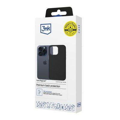 11. 3mk Fortis MagCase für iPhone 15 Pro – Schwarz