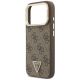 6. Guess 4G PU Triangle Logo & Stand Camera MagSafe Hülle für iPhone 18 Pro Max / 17 Pro Max – braun