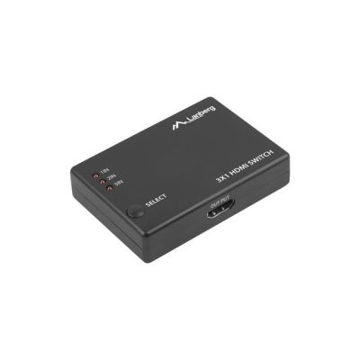 2. LANBERG SWITCH VIDEO 3X HDMI + MICRO-USB-ANSCHLUSS SWV-HDMI-0003
