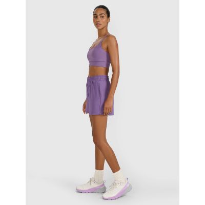 3. Schnelltrocknende Trainingsshorts für Damen 4F 4FWAW25TFSHF1038-53S