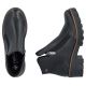 11. Schwarze Damen-Ankle-Boots aus Leder mit Blockabsatz, Rieker 79254-00
