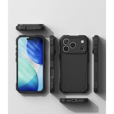 5. Ringke Rugged Gear Magnetische MagSafe-Hülle für iPhone 18 Pro Max / 17 Pro Max – Schwarz