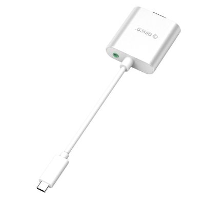 2. Orico PTAV USB-C-auf-VGA-Adapter und 3,5-mm-Miniklinkenstecker (Full HD, 0,15 m) – Silber