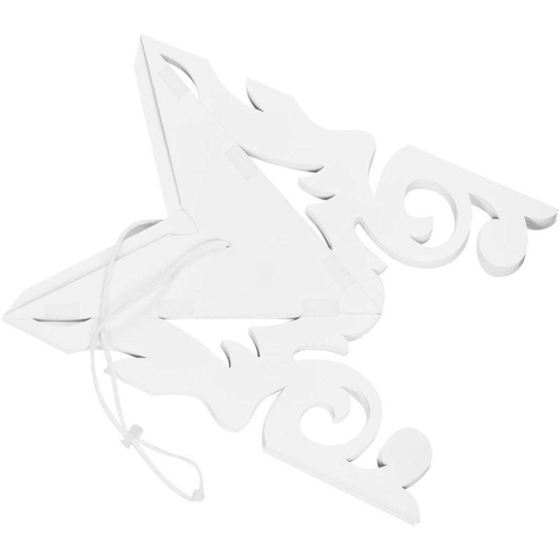 11. Papierdekoration Schneeflocke, Durchmesser 64 cm, weiß