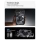 8. Spigen Ultra Hybrid Mag MagSafe Hülle für Samsung Galaxy S26 Ultra Zero One – Transparent Schwarz