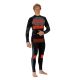 10. GLOVII Beheizbares Thermoaktiv-Unterwäsche-Set, Sweatshirt und Hose, Größe L, Schwarz, inklusive Batterien und Ladegerät, GXBL