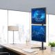21. TECHLY VERTIKALER TISCHSTÄNDER FÜR 2 MONITOREN 13-27" LCD 10KG