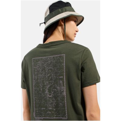 5. Damen-Kurzarmshirt ODLO T-Shirt Crew Neck S/S COTTON BLEND UNLIMITED, grün