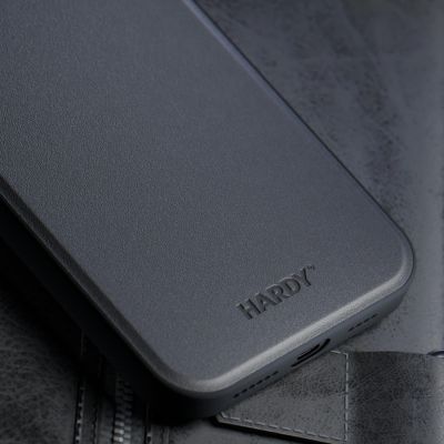 14. 3mk Hardy Apple Seidenleder MagCase für Apple iPhone 16 Plus - Schwarz