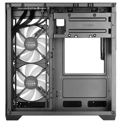 9. TACENS MARS MC-VIEW3 3xARGB USB-C mATX- Gehäuse