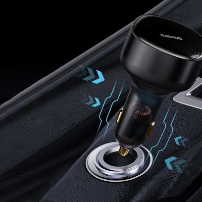 19. Baseus Enjoyment 2in1 Autoladegerät 30W schwarz (CGTX000001)