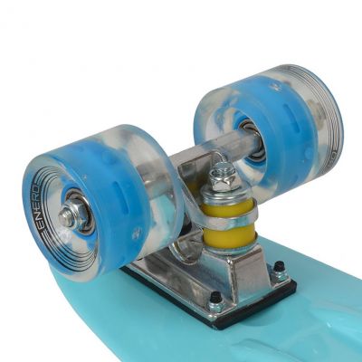 6. Plastik-Skateboard 22" Led Enero blau 1007366