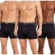 3. Puma Herren Boxershorts Lang 3er-Pack Schwarz Bequem