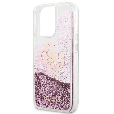 6. Guess GUHCP13XLG4GPI iPhone 13 Pro Max 6,7" rosa/rosa Hardcase 4G Big Liquid Glitter