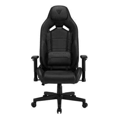 2. SENSE7 Vanguard Gaming-Stuhl, gepolsterter Sitz, Schwarz