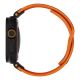 3. UAG Monarch - FKM-Armband für Apple Watch Serie 4-6 & SE 1-3, 44 mm / Serie 7-9, 45 mm / Serie 10-11, 46 mm / Ultra 1-3, 49 mm (orange / schwarzes Titan)