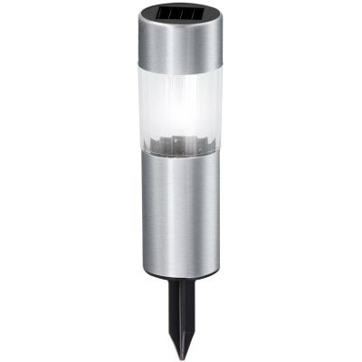 14. SOLARLAMPE 4,5 x 15 cm, Edelstahl, 6 Stück, GRUNDIG