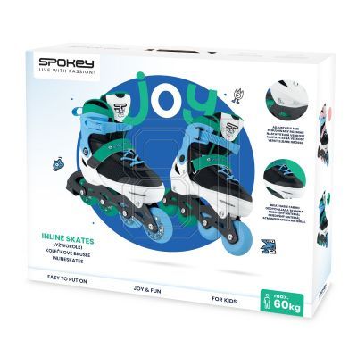10. Spokey Joy Jr SPK-942276 Rollschuhe Gr. 31-34 PK/BL