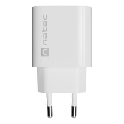 14. NATEC RIBERA 1x USB-C 20W Wandladegerät Weiß