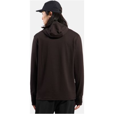 4. Herren-Hoodie Odlo ESSENTIAL THERMAL Mid layer hoody, braun