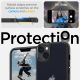 8. Spigen Ultra Hybrid-Hülle für iPhone 14 Plus – Mattschwarz