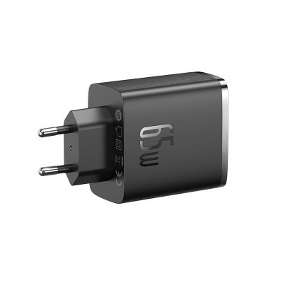 7. Baseus Cube Pro 65W GaN-Ladegerät 2x USB-C USB-A - Schwarz