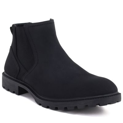 Herren-Chelsea-Boots, hoch, ungefüttert, schwarz, Vanhorn WN32307