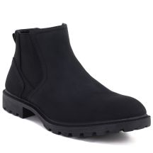 Herren-Chelsea-Boots, hoch, ungefüttert, schwarz, Vanhorn WN32307