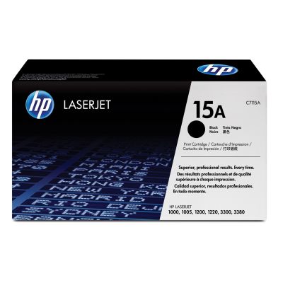 8. Originale schwarze HP 15A LaserJet-Tonerkartusche