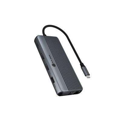 4. ICY BOX IB-DK4062-CPD Kabelgebundener USB 3.2 Gen 1 (3.1 Gen 1) Typ-C Anthrazit