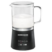 Rommelsbacher MS 625 Milchaufschäumer/Milchwärmer, automatischer Milchaufschäumer/Milchwärmer, Schwarz, Edelstahl