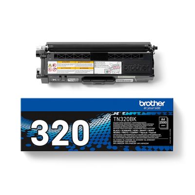 4. Brother Toner Schwarz TN320BK=TN-320Bk, 2500 Seiten