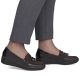 6. Rieker 53771-25 Damen-Keilschuhe aus Leder, bequemes Braun