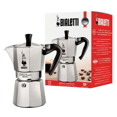 BIALETTI Moka Express 8006363011662 Kaffeemaschine (silber)