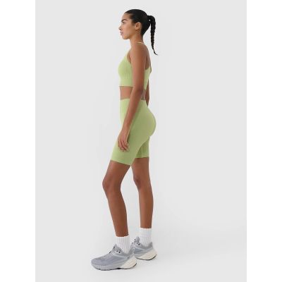 3. Nahtlose Radsport-Trainingsleggings für Damen 4F 4FRSS25TFSTF022-42S