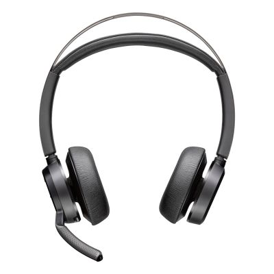 2. POLY Voyager Focus 2 USB-CC Headset mit USB-C/A-Adapter und Ladestation