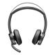 2. POLY Voyager Focus 2 USB-CC Headset mit USB-C/A-Adapter und Ladestation