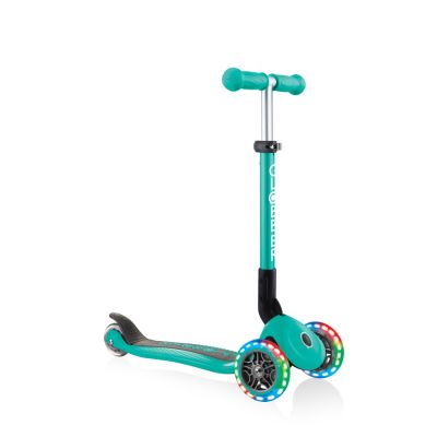 2. Globber Faltbarer 3-Rad-Scooter Lights Emerald Green Jr 437-107