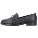3. Schwarze Damen-Ledermokassins von Rieker, Modell 46262-01