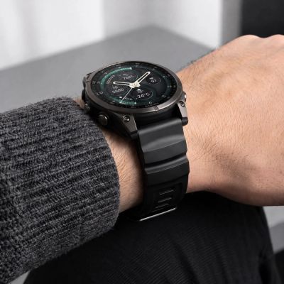6. Tech-Protect Motion Armband für Garmin Fenix 5X / 5X Plus / 6X / 6X Pro / 7X / 8 / 8 Pro / 9 / 9 Pro (47 mm) – Schwarz