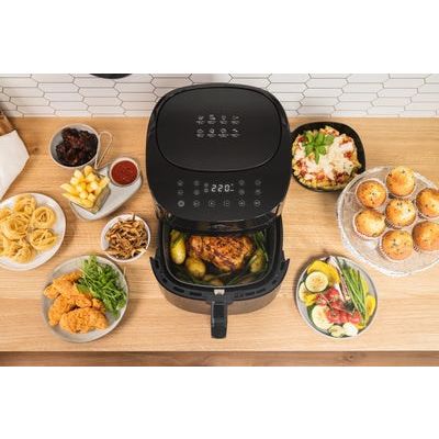 8. Eta Fritta Digi Doppel-Heißluftfritteuse 7,2 l, autonom, 1800 W, Schwarz
