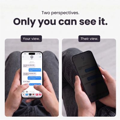 3. Tech-Protect Glass SPY+ 2er-Pack Sichtschutzglas aus gehärtetem Glas für iPhone 18 Pro Max