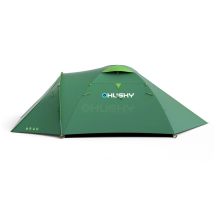 Husky BIZON 3 PLUS Dreipersonen-Touristenzelt, 220 x 410 x 130 cm, 5,2 kg, grün